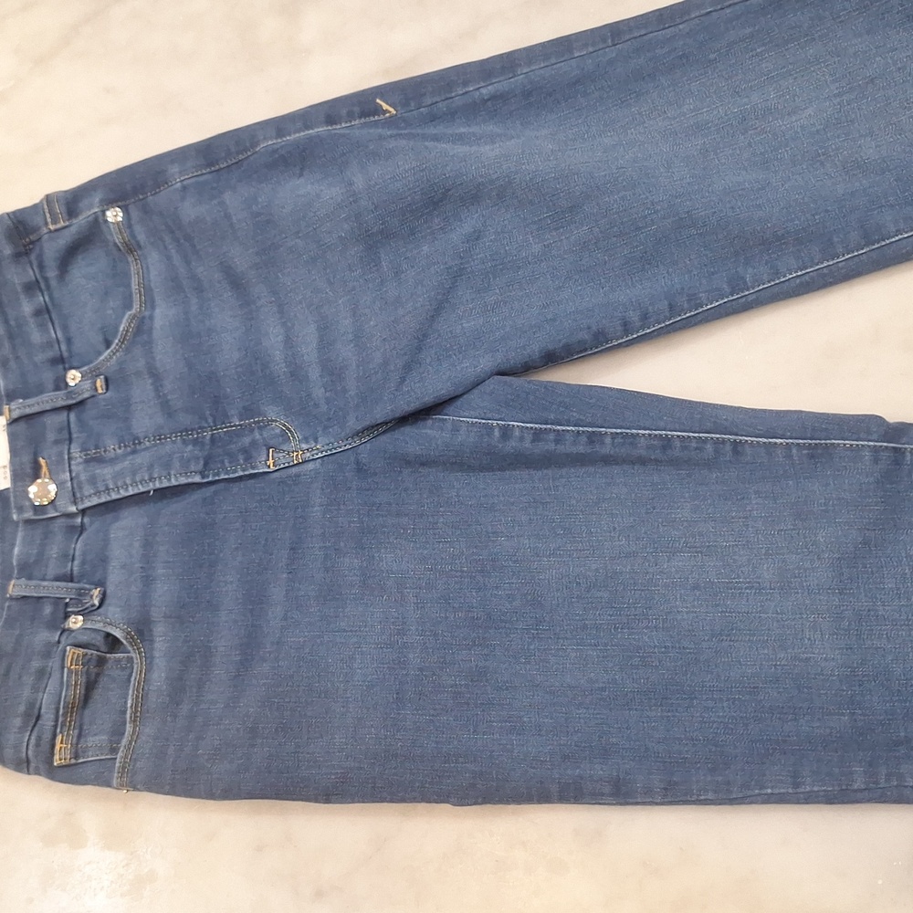 Good‎ American Women's Slim Blue Jeans Medium Wash Sz 6/28 Good Used Condition